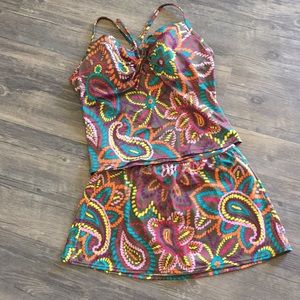 Victoria’s Secret tankini with swim skirt